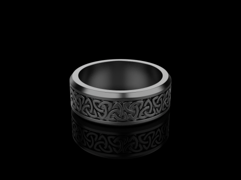Celtic knot ring model 692 3D Print Model