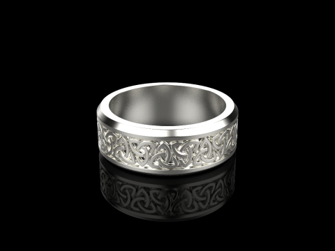 Celtic knot ring model 692 3D Print Model