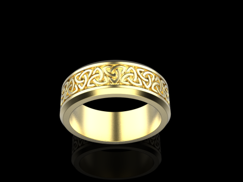 Celtic knot ring model 692 3D Print Model