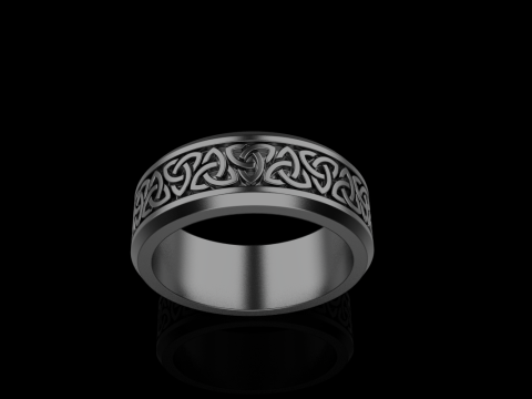 Celtic knot ring model 692 3D Print Model