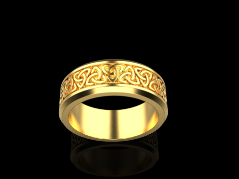 Celtic knot ring model 692 3D Print Model