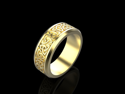 Celtic knot ring model 692 3D Print Model