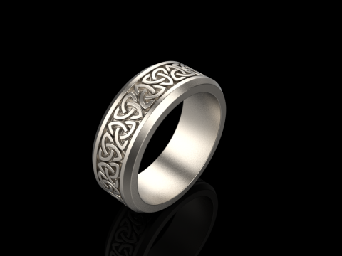 Celtic knot ring model 692 3D Print Model