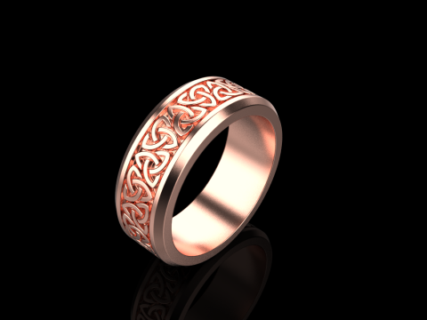 Celtic knot ring model 692 3D Print Model