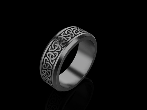 Celtic knot ring model 692 3D Print Model