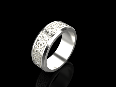 Celtic knot ring model 692 3D Print Model