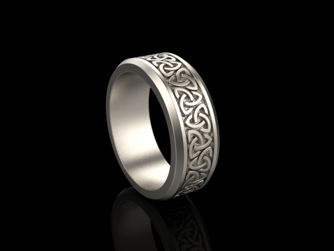 Celtic knot ring model 692 3D Print Model