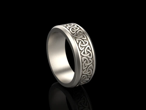 Celtic knot ring model 692 3D Print Model