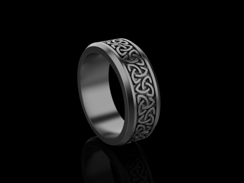 Celtic knot ring model 692 3D Print Model