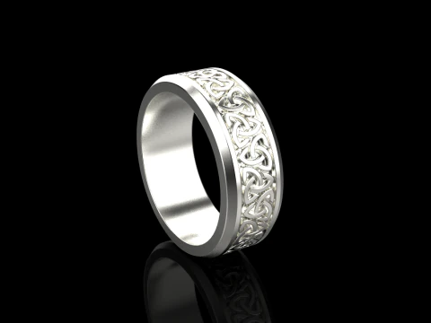 Celtic knot ring model 692 3D Print Model