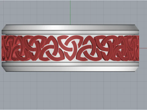 Celtic knot ring model 692 3D Print Model