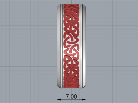 Celtic knot ring model 692 3D Print Model