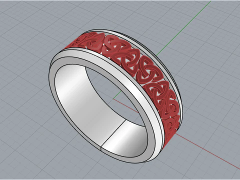 Celtic knot ring model 692 3D Print Model