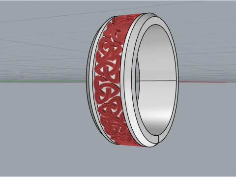 Celtic knot ring model 692 3D Print Model