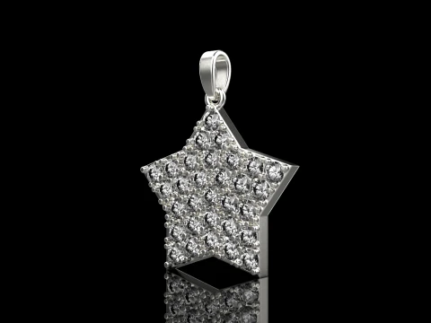 Star pendant model 688 3D Print Model