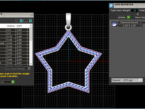 Sternanh&auml;nger Modell 687 3D Druckmodell