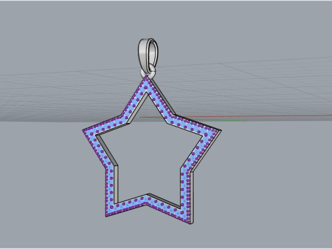 Sternanh&auml;nger Modell 687 3D Druckmodell