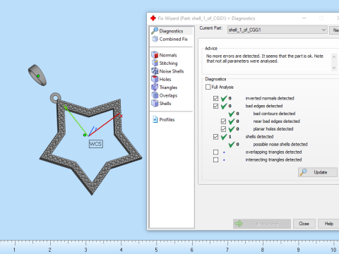 Sternanh&auml;nger Modell 687 3D Druckmodell