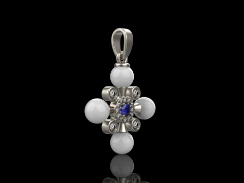 Pearl cross model 686 3D Print Model
