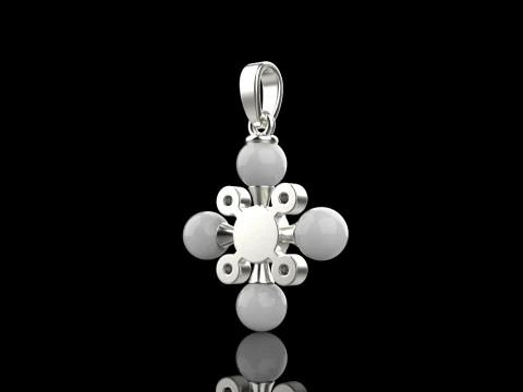Pearl cross model 686 3D Print Model