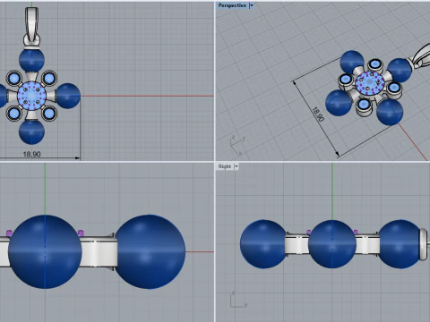 Pearl cross model 686 3D Print Model