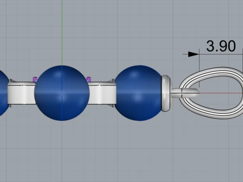 Pearl cross model 686 3D Print Model