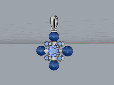 Pearl cross model 686 3D Print Model