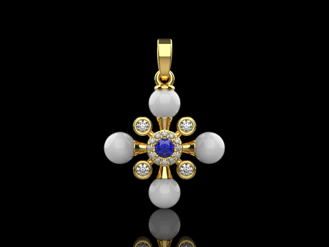 Pearl cross model 686 3D Print Model