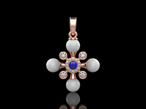 Pearl cross model 686 3D Print Model