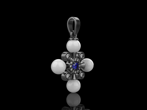 Pearl cross model 686 3D Print Model