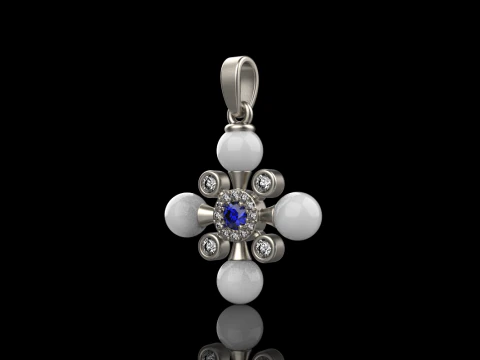 Pearl cross model 686 3D Print Model