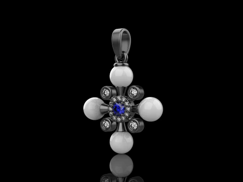 Pearl cross model 686 3D Print Model