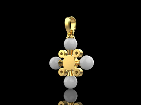 Pearl cross model 686 3D Print Model