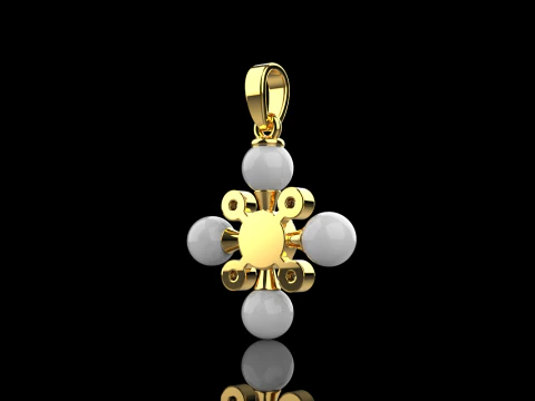 Pearl cross model 686 3D Print Model