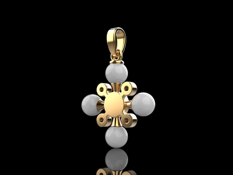 Pearl cross model 686 3D Print Model