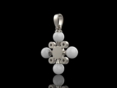 Pearl cross model 686 3D Print Model