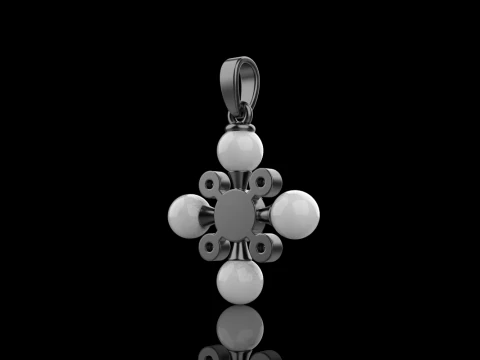 Pearl cross model 686 3D Print Model