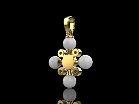 Pearl cross model 686 3D Print Model