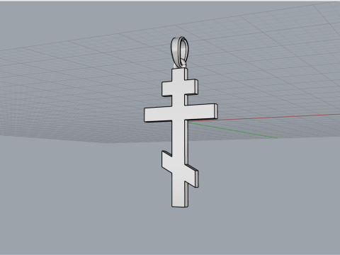 Cross model 685 3D Print Model