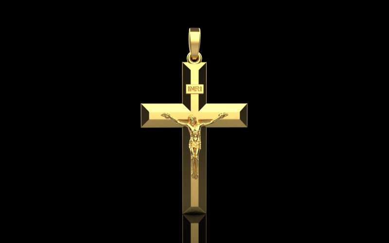 イエス・クロス モデル 683 3Dプリントモデル .c4d .max .obj .3ds .fbx .stl .blend 