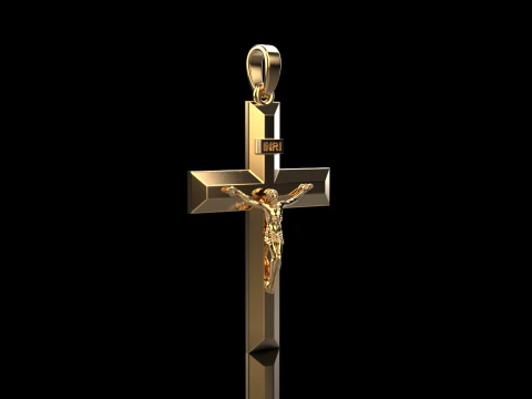 Jesus cross model 683 3D Print Model