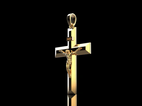 Jesus cross model 683 3D Print Model