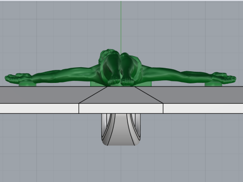 イエス・クロス モデル 683 3Dプリントモデル
