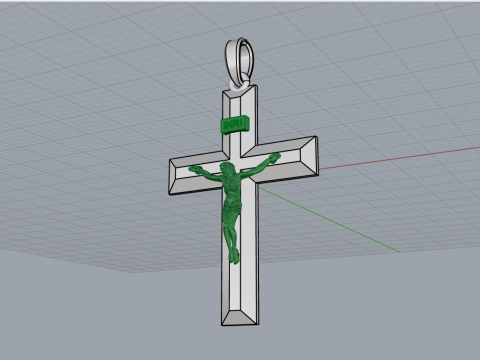 イエス・クロス モデル 683 3Dプリントモデル