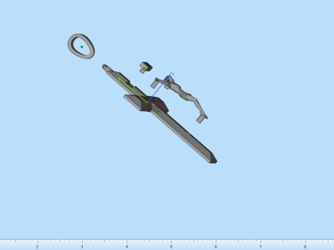 イエス・クロス モデル 683 3Dプリントモデル