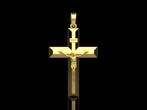 Jesus cross model 683 3D Print Model