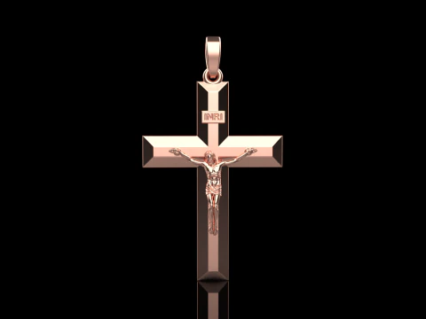 Jesus cross model 683 3D Print Model