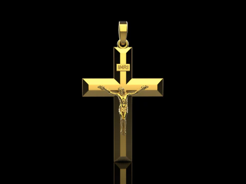Jesus cross model 683 3D Print Model
