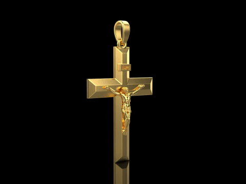 Jesus cross model 683 3D Print Model