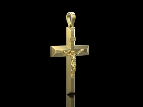 Jesus cross model 683 3D Print Model